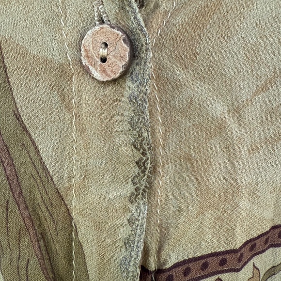 Kantha Bae Kismet Button Up Silk Shirt - Picture 5 of 10